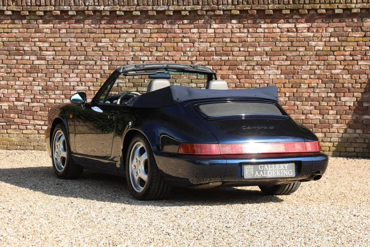 1992 Porsche 964 Carrera 4 Cabriolet &ldquo;Unique Carraragrau full leather&rdquo; - Thumbnail 2