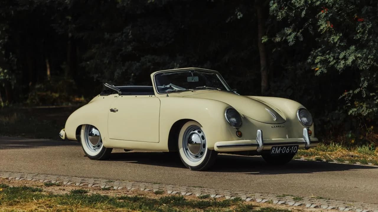 1953 Porsche 356 Pre-A &ldquo;Knickscheibe&rdquo; 1500 Cabriolet - Thumbnail 4